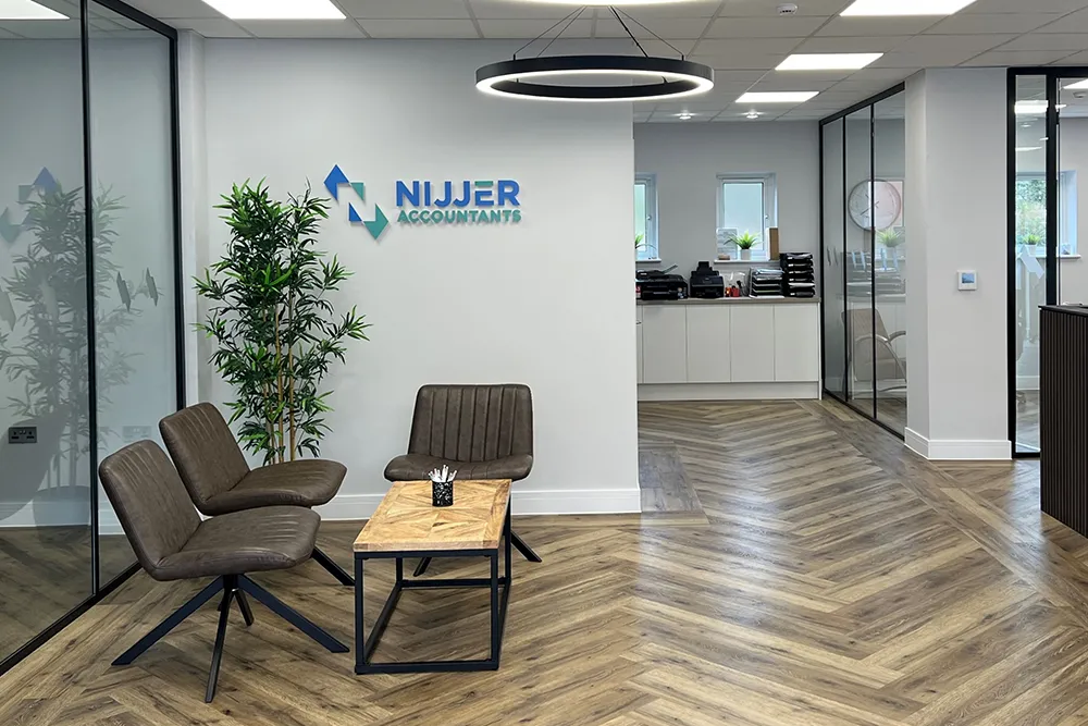 Office interior of Nijjer Accountants